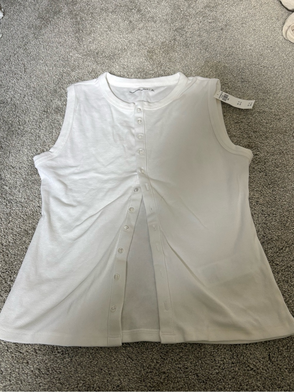 White Abercrombie top
